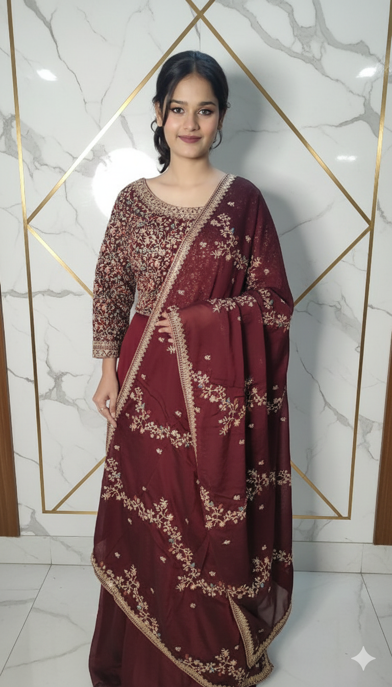 Designer party wear gown 