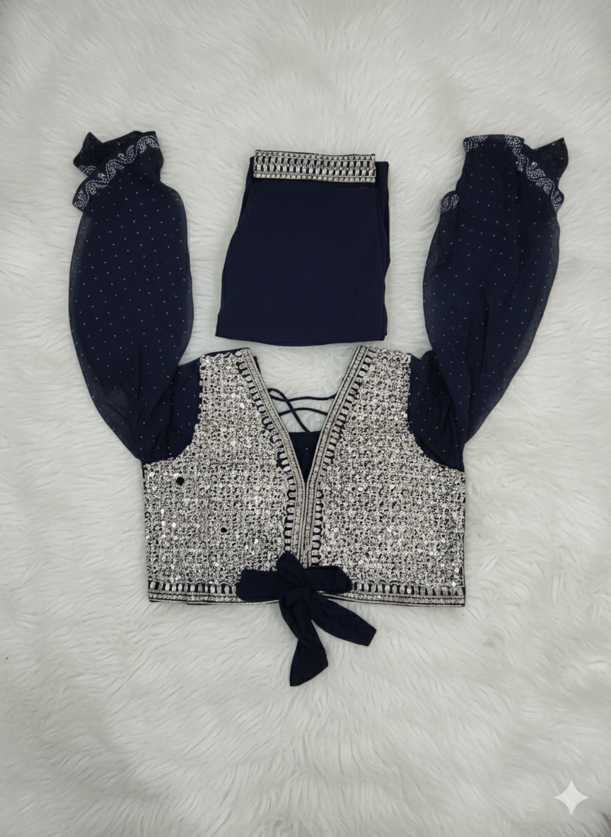 Western Style Palazzo Set 