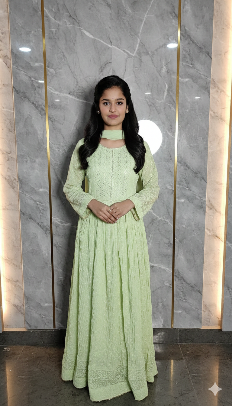 Party wear anarkali frock 