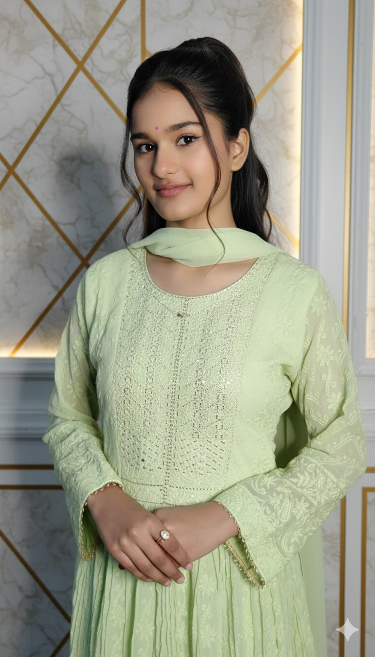 Party wear anarkali frock 