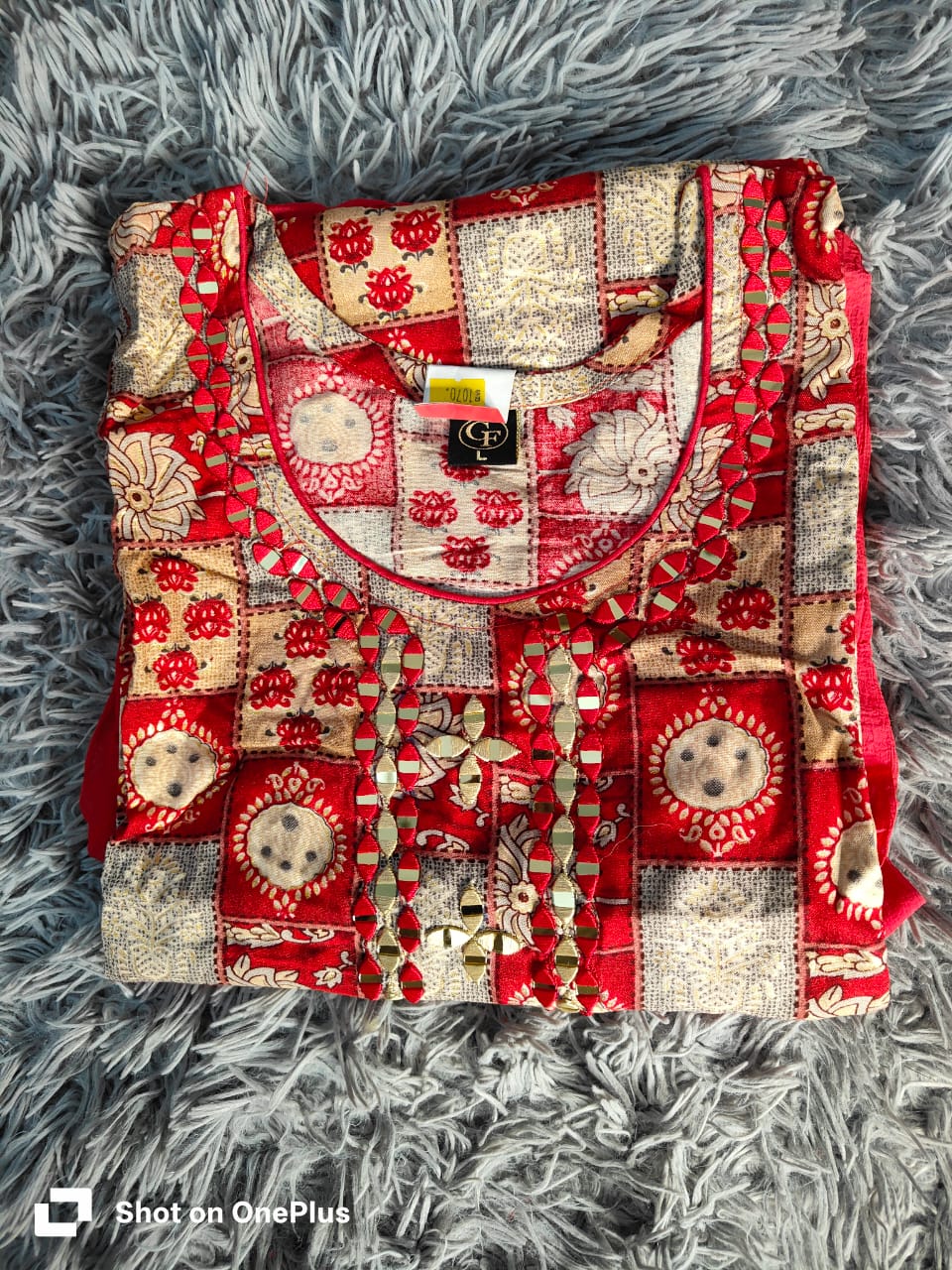 Dhoti style kurta set 