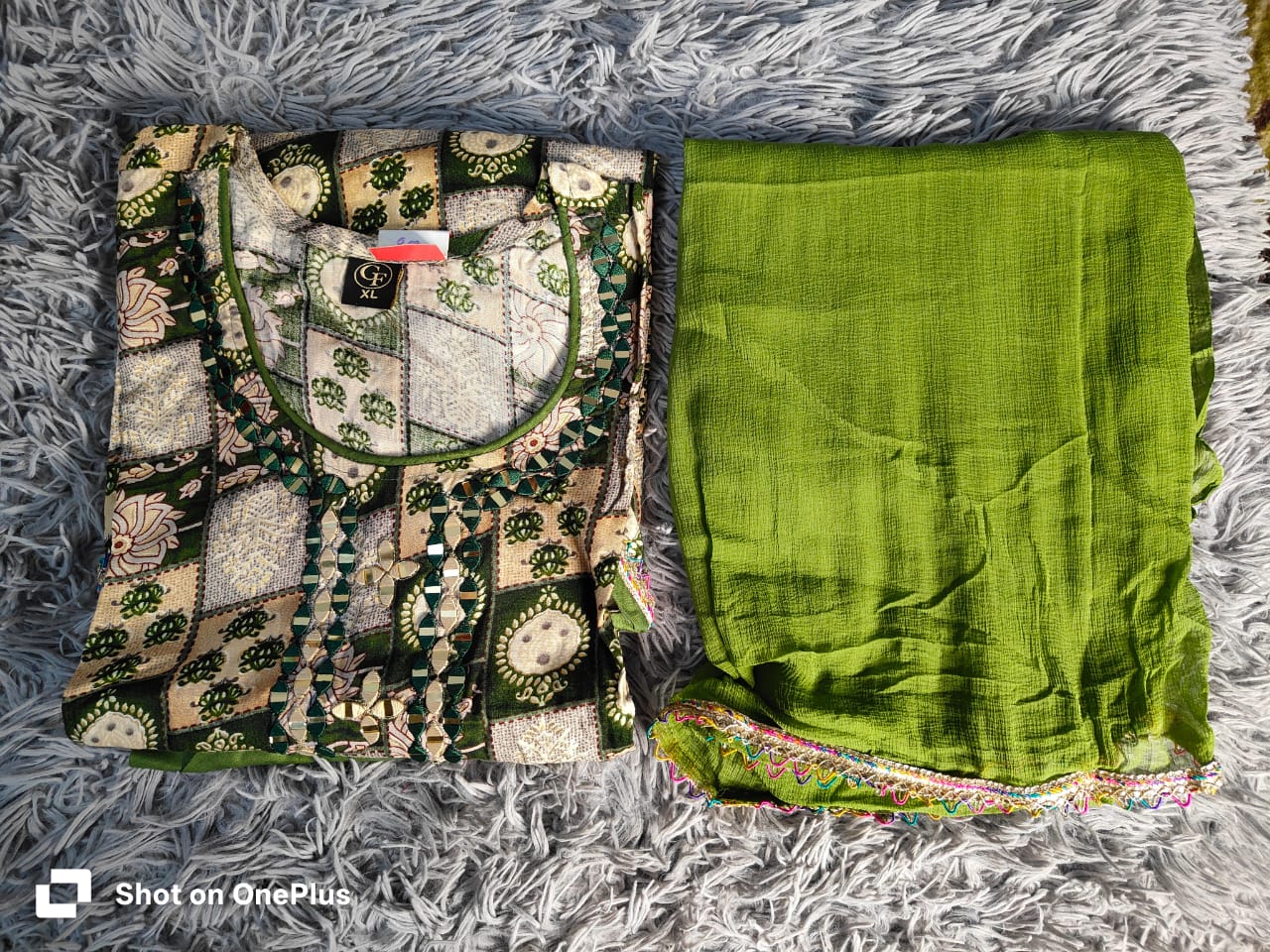 Dhoti style kurta set 