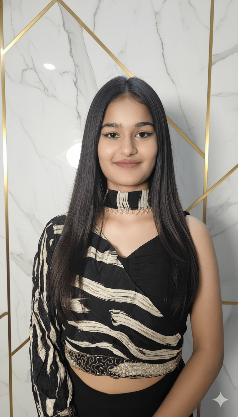 Crop Top with Sharara