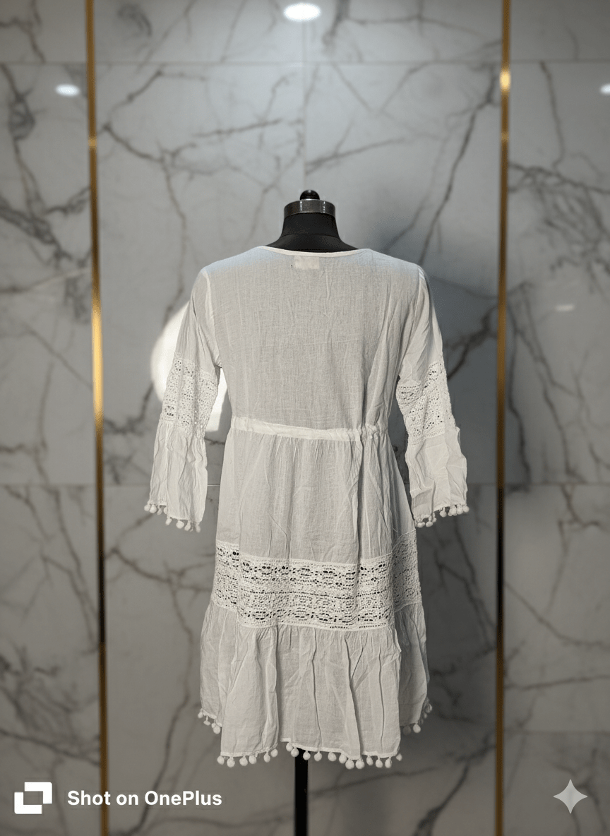 Shimmer Glow Lurex Midi Dress