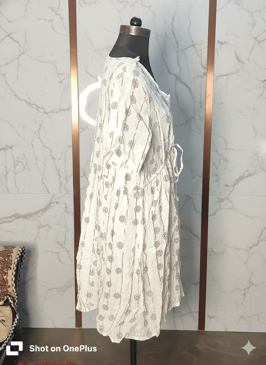 Shimmer Glow Lurex Midi Dress