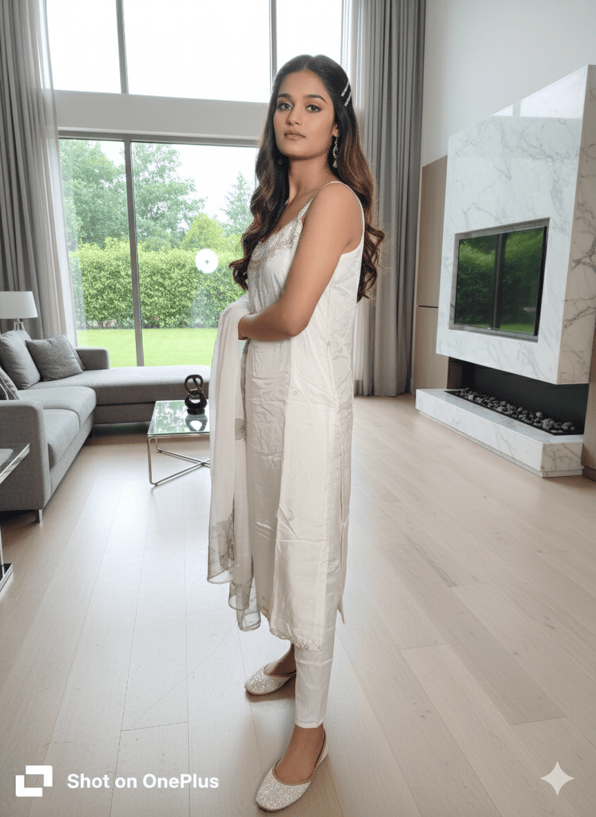 Girls Imported Set White