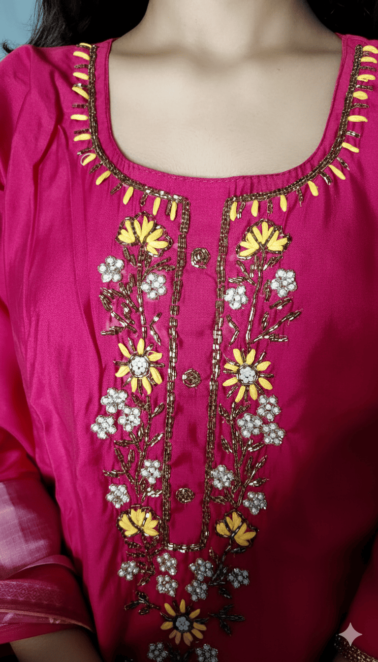 Girls Handwork Set Pink