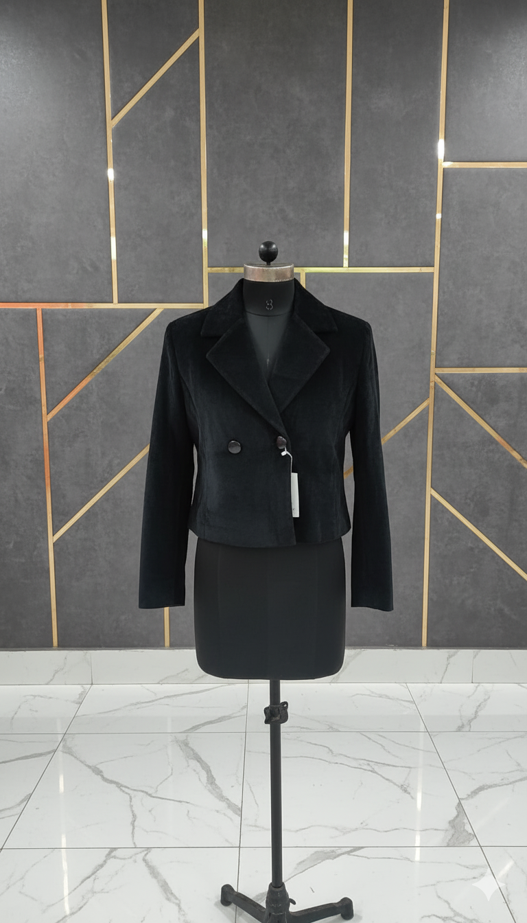 FurGlam Girlsâ€™ Stylish Fur Collar Jacket