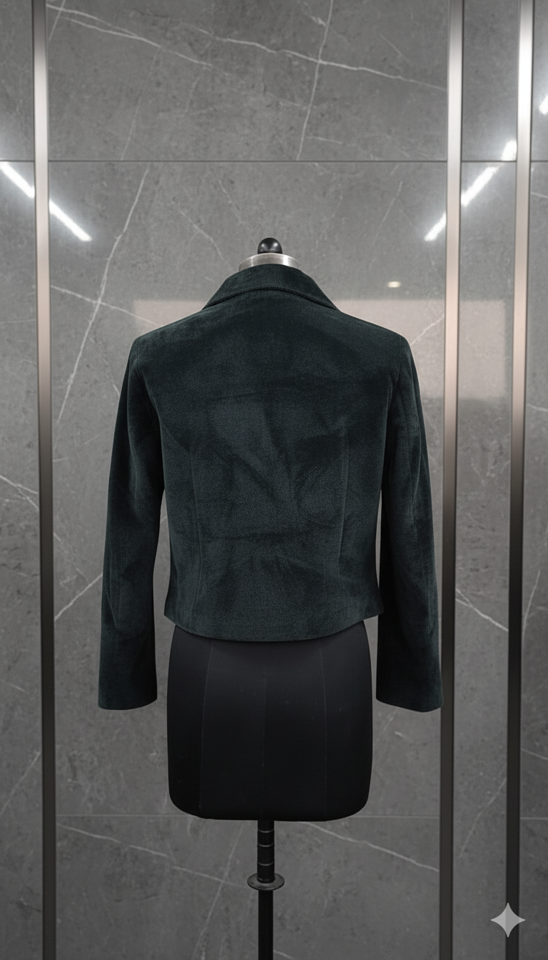 FurGlam Girlsâ€™ Stylish Fur Collar Jacket