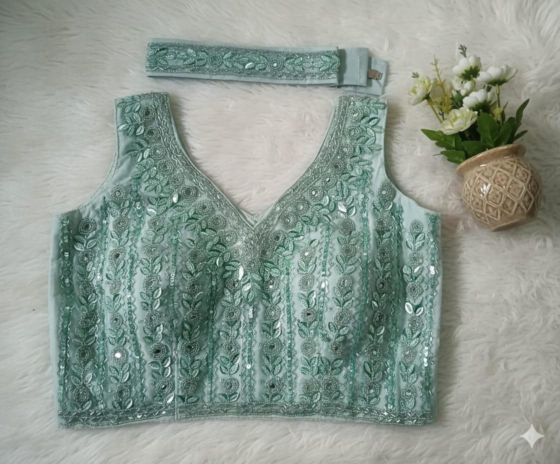 Sparkle Charm Ready-to-Wear Party Saree